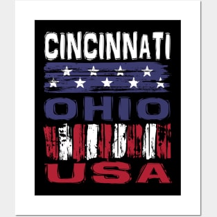 Cincinnati Ohio USA T-Shirt Posters and Art